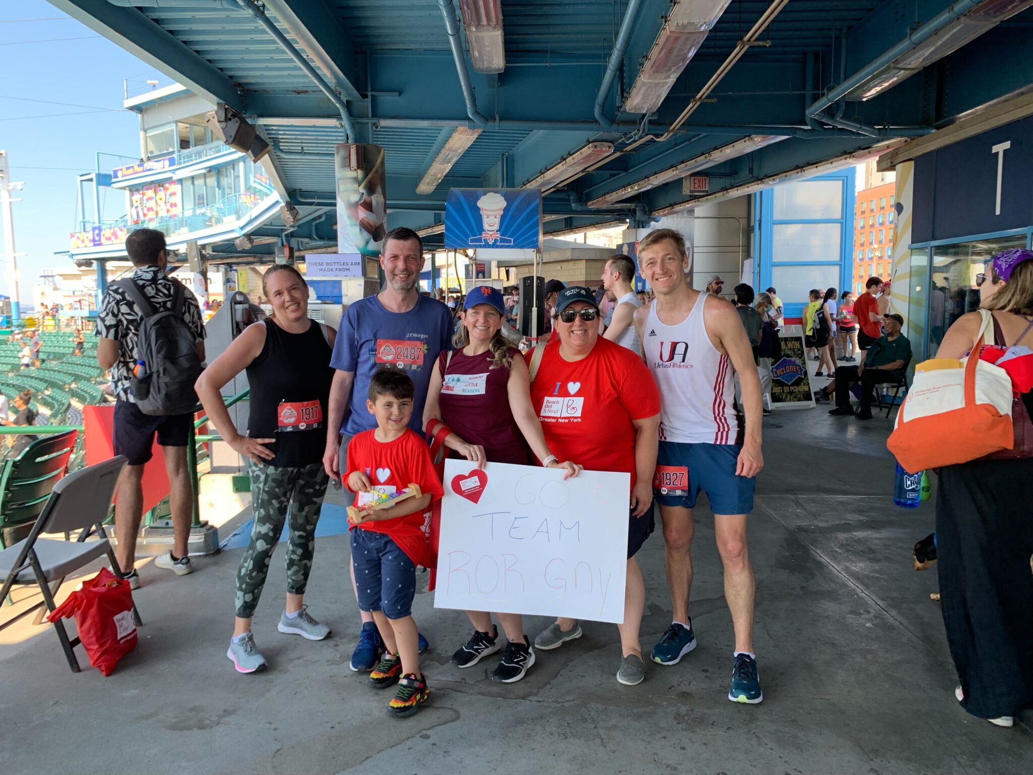 Running for Little Readers Race Team Takes on the NYC Runs Coney Island